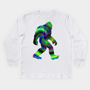 Bigfoot - Psychedelic Kids Long Sleeve T-Shirt